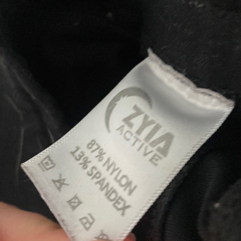 Pair of black sweatpants